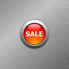 Image showing red sale button