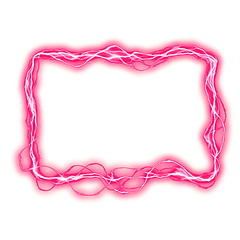Image showing neon frame