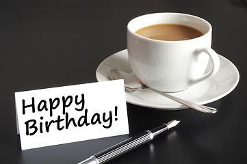 Image showing happy birthday card