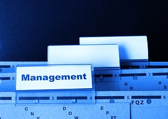 Image showing management