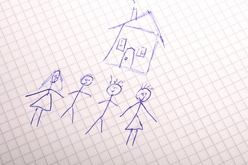 Image showing real estate family