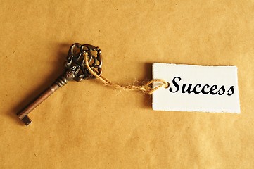 Image showing key to success