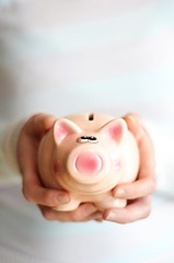 Image showing save money on your piggy bank