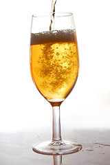 Image showing glass of fresh beer