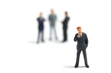 Image showing business people on white background