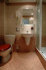 Image showing pension bathroom