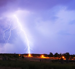 Image showing thunderstorm