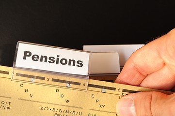 Image showing pensions