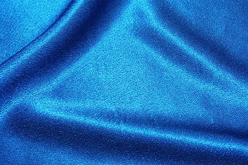 Image showing blue satin background