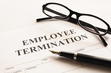 Image showing employee termination