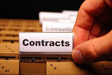 Image showing contract