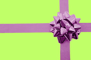 Image showing Christmas Gift with ribbon