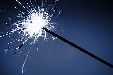 Image showing holiday sparkler