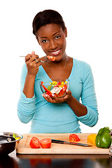 Image showing Health Conscious young woman