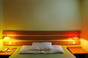 Image showing Hotel bedroom