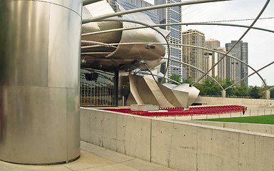 Image showing Millenium Park In Chicago Pavilion