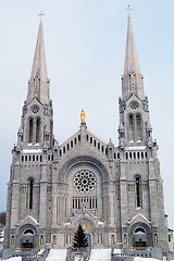 Image showing Daytime winter cathedral