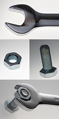 Image showing Wrench nut bolt assortment