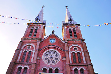 Image showing St Mary Notre Dame Cathedral,Saigon,Vietnam