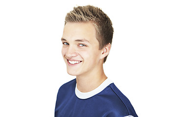 Image showing Cheerful 16 year old boy