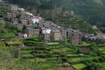 Image showing Old moutain village in Portugal