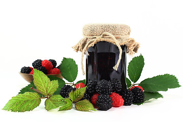 Image showing berry jam