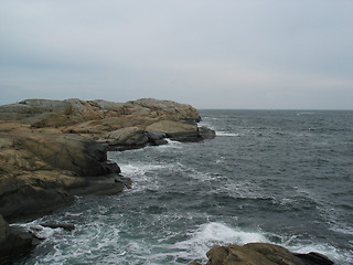 Image showing Rocky coast