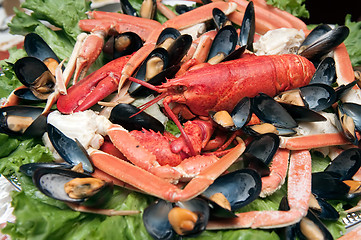 Image showing Seafood platter