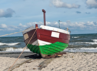 Image showing Fisherman boat