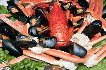 Image showing Seafood platter