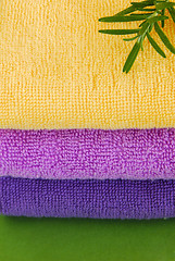 Image showing Colorful towels