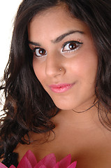 Image showing Face shot of girl.