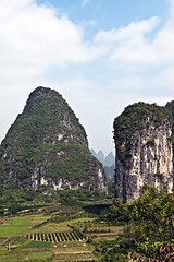 Image showing Guilin mountains, China