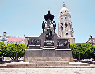 Image showing Simon Bolivar monument