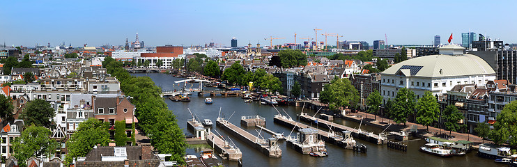 Image showing Amsterdam skyline