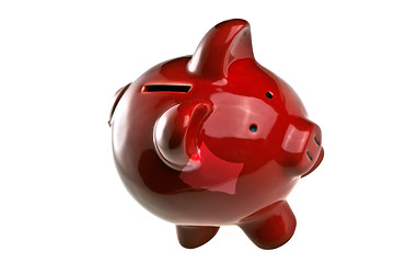 Image showing Pig, money, and savings