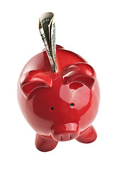 Image showing Pig, money, and savings