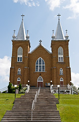 Image showing St. Mary's church in Wilno Ontario Canada