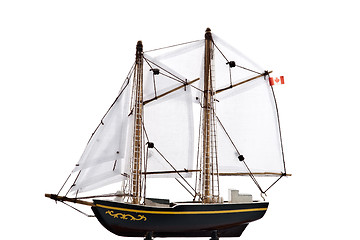 Image showing Blue Nose boat model