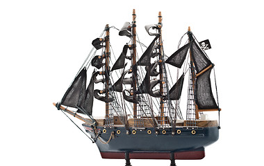 Image showing Pirate boat