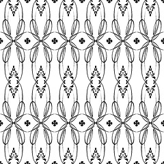 Image showing Seamless floral pattern