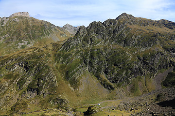 Image showing Landscape in Pyrenees mountains