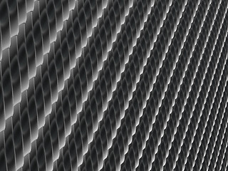 Image showing Metallic scales texture or background