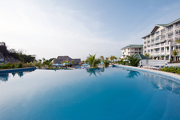 Image showing Resort in Panama view from swimming pool