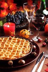 Image showing Apple pie for Thanksgiving