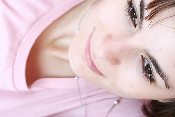 Image showing Attractive smiling woman portrait 