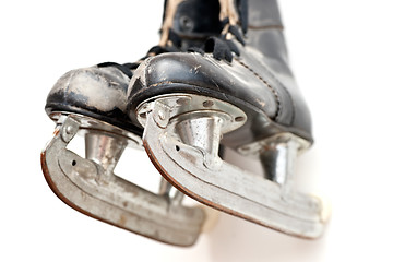 Image showing Old rusty hockey skates