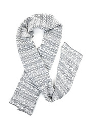 Image showing Gray winter scarf