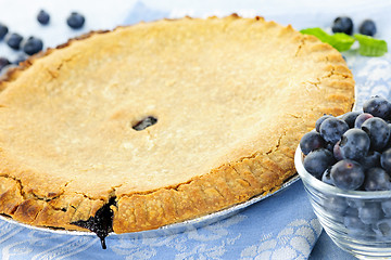 Image showing Blueberry pie