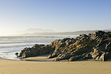 Image showing Coast of Pacific ocean, Vancouver Island, Canada